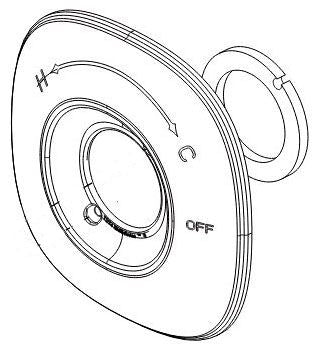 Delta Nura RP71021SS Escutcheon - 14 Series