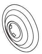 Delta Cassidy RP72562SP Flange - Shower