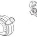 Delta Cassidy RP72572SS Temperature Knob & Cover - 17 Series