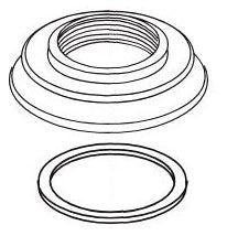 Delta Cassidy RP72715RB Base & Gasket - Low Arc Bathroom