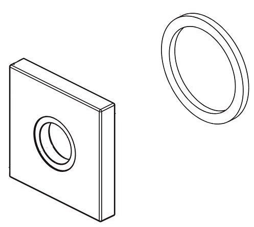 Delta Ara RP75461 Spout Flange & Gasket - Wall Mount Bathroom