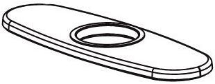 Peerless Precept RP82298 3-Hole Escutcheon Plate