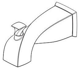 Delta Kahlo RP84371BL Tub Spout