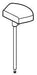 Delta Zura RP84830SS Lift Rod & Finial - Diverter - Roman Tub