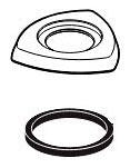 Delta Zura RP84831CZ Roman Tub Handle Base With Gasket