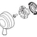 Delta RP84934CZ Temperature Knob & Cover - T17 Integrated Diverter