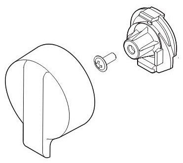 Delta RP84980BL Temperature Knob & Cover - T17T Integrated Diverter