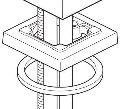 Delta Ara RP90060SS Handle Base, Spout & Gasket - 1H