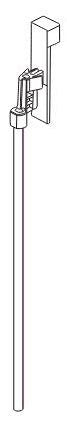 Delta Ara RP90061BL Lift Rod & Slider - Widespread Bathroom
