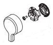 Delta RP91920BL Temperature Knob & Cover - 17 Series