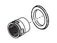 Delta:RP91933 Wall Mount Tub Filler Extender Kit