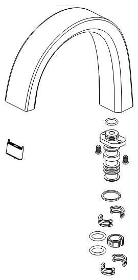 Delta Pivotal RP92588PN Spout Assembly