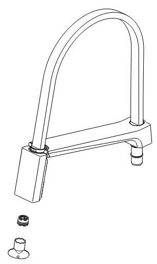 Delta Pivotal RP92603AR Spout Assembly - Ribbon