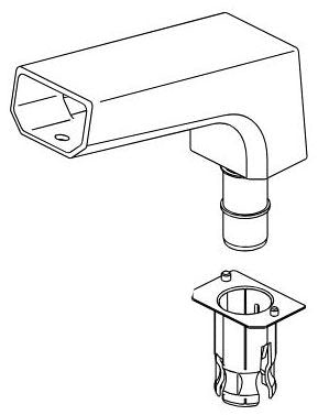 Delta Pivotal RP93284KS Spout Assembly and Nest