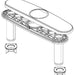 Delta Shiloh RP93863SP Escutcheon, Nuts and Baseplate Repair Part