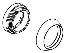 Peerless Precept RP93985BL Bonnet Nut and Cap
