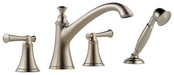 Brizo Baliza T67405 Roman Tub Trim with Hand Shower - Less Handles