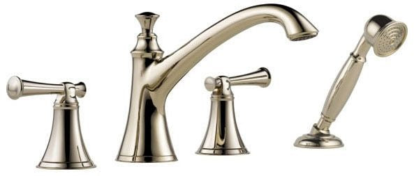 Brizo Baliza T67405 Roman Tub Trim with Hand Shower - Less Handles