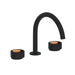 ROHL EC08D3 Eclissi Widespread Lavatory Faucet With C-Spout