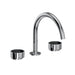 ROHL EC08D3 Eclissi Widespread Lavatory Faucet With C-Spout