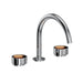 ROHL EC08D3 Eclissi Widespread Lavatory Faucet With C-Spout