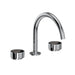 ROHL EC08D3 Eclissi Widespread Lavatory Faucet With C-Spout
