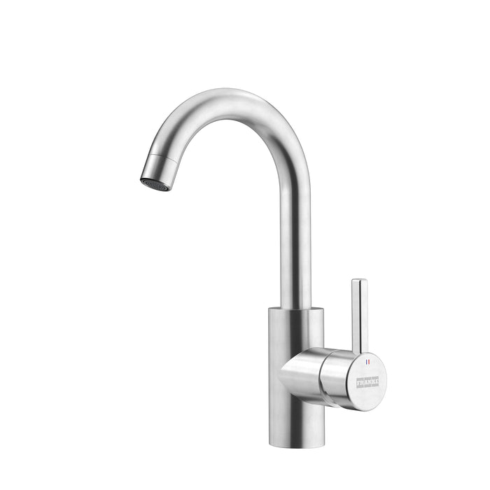 Franke Eos Neo Single Handle Swivel Spout Bar Faucet - Stainless Steel