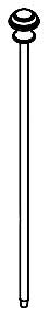 Moen 114334 Lift rod kit