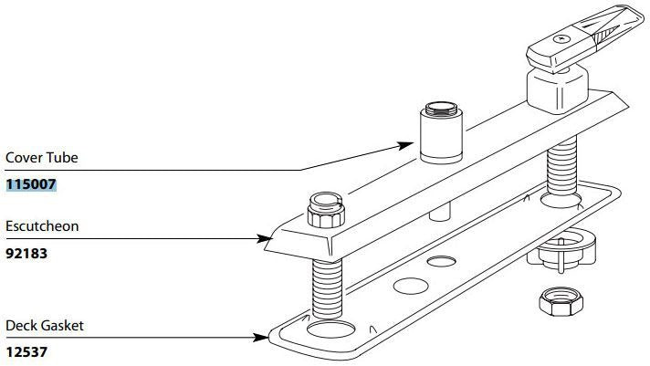 Moen 115007 Spout Hub Kit