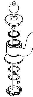 Moen 116648 Lift rod kit