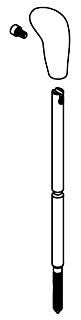 Moen 128873 Lift rod kit