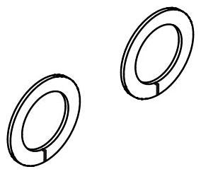 Moen 129707 Hot/cold indicator kit