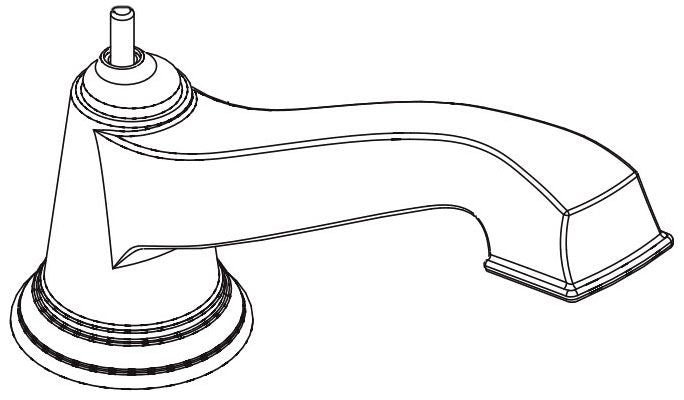 Moen 137392 Roman Tub Diverter Spout