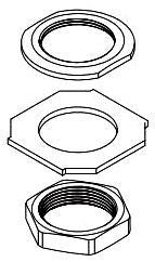 Moen 161757 Cartridge nut