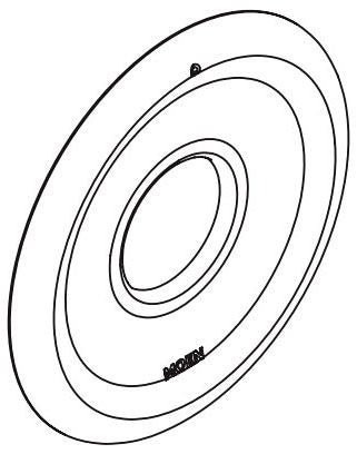 Moen 193247 Escutcheon & gasket kit