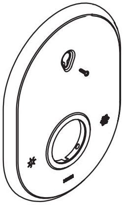 Moen 200810 M-Core Escutcheon Kit, Orb