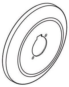 Moen 201211 Shower Escutcheon Kit Bn