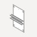 Robern PMGKIT2440 Profiles Mirror Ganging Kit, 24" W x 40" H