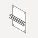 Robern PMGKIT3630 Profiles Mirror Ganging Kit, 36" W x 30" H