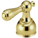 Delta H215 Two Traditional/Classic Metal Lever Handles