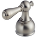 Delta H215 Two Traditional/Classic Metal Lever Handles