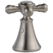 Delta H295 Cassidy Metal Cross Handle Set - Deck Mount Bathroom and Bidet