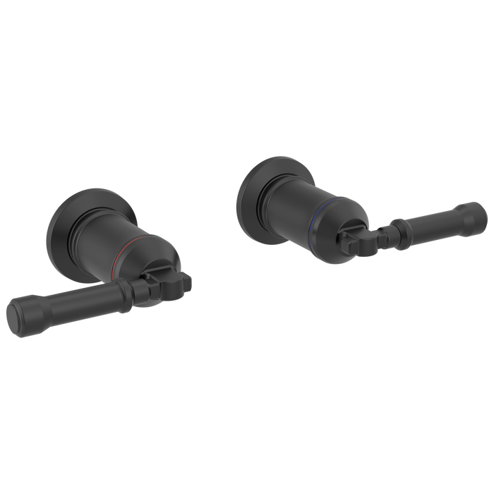 Delta Broderick: Wall Mount Bathroom Faucet Handle Kit-Lever