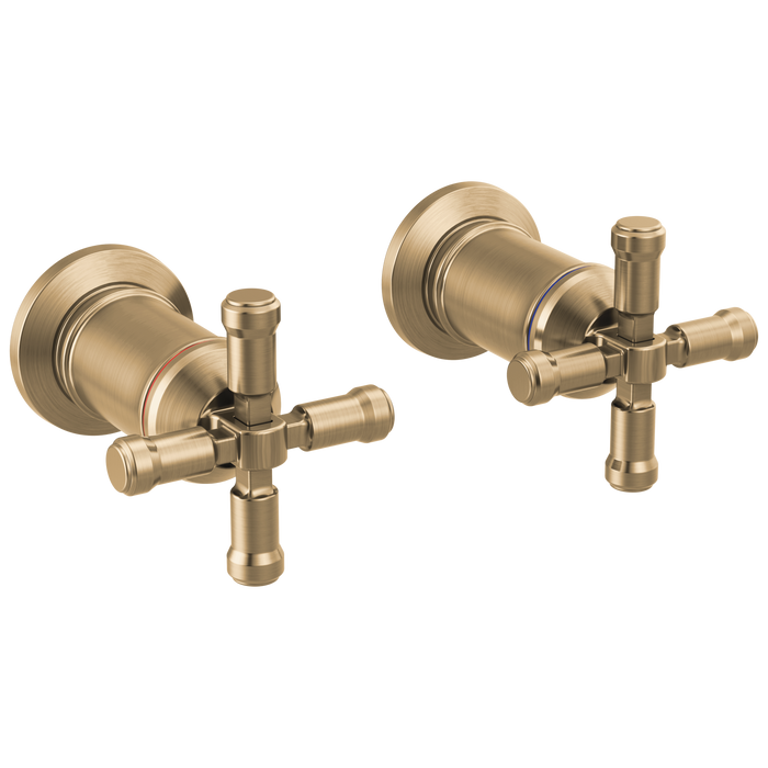 Delta Broderick: Wall Mount Bathroom Faucet Handle Kit-Cross