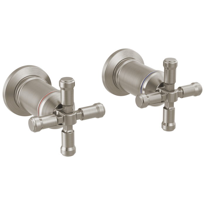 Delta Broderick: Wall Mount Bathroom Faucet Handle Kit-Cross