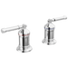 Delta Broderick: 2 Handle Roman Tub handle Kit-Lever