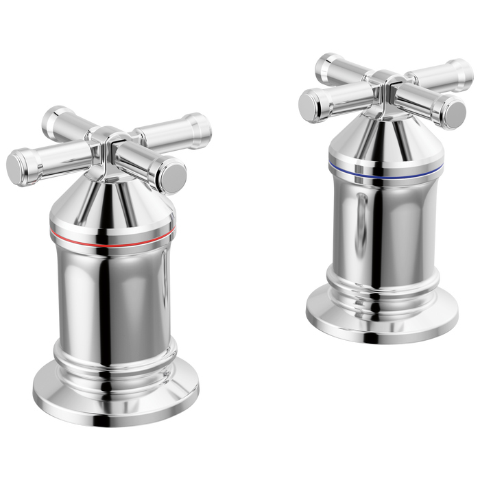 Delta Broderick: 2 Handle Roman Tub handle Kit-Cross
