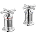 Delta Broderick: 2 Handle Roman Tub handle Kit-Cross