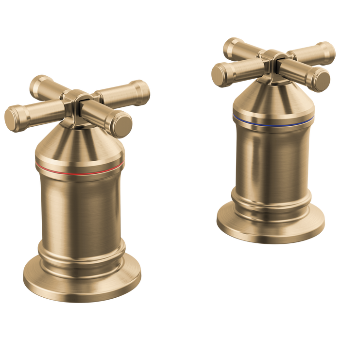 Delta Broderick: 2 Handle Roman Tub handle Kit-Cross
