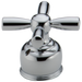 Delta H66 Neostyle Two Traditional/Classic Metal Cross Handle